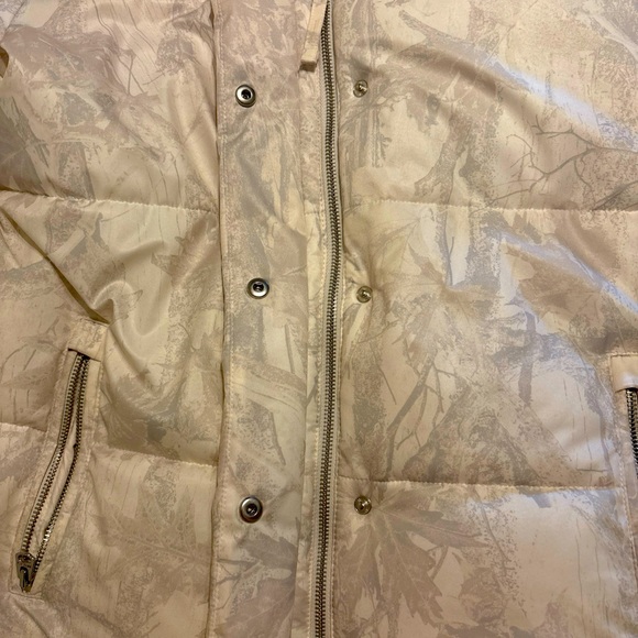 Hollister Off-White Faux-fur Jacket - Picture 1 of 5